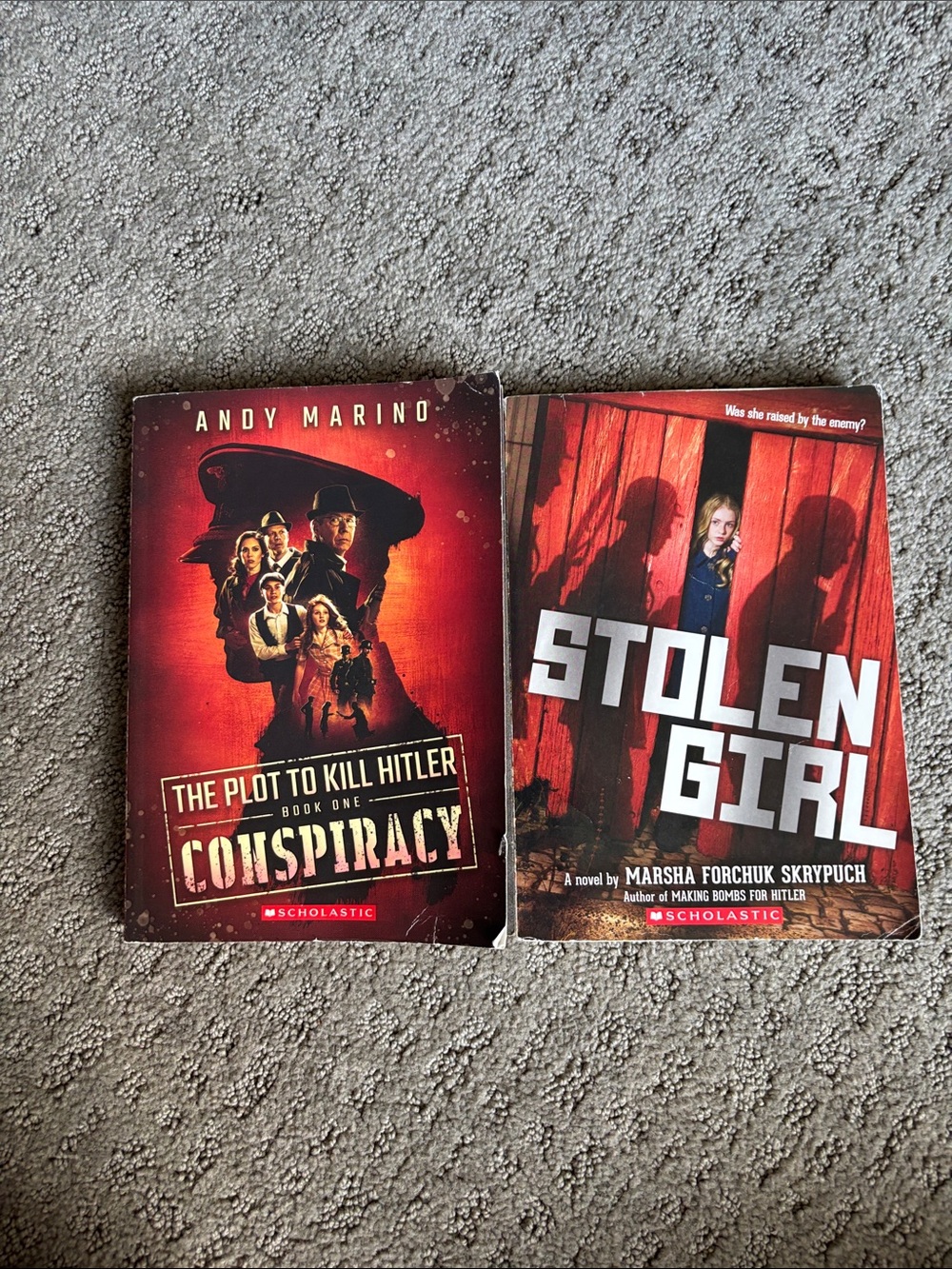 Stolen Girl and the plot to kill Hitler Middle School WW2 books